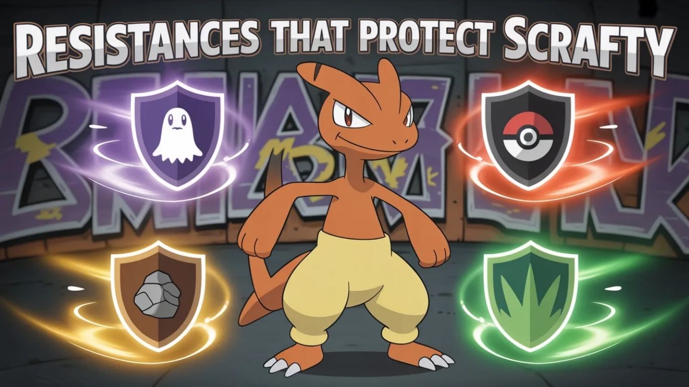 what is scrafty weak to