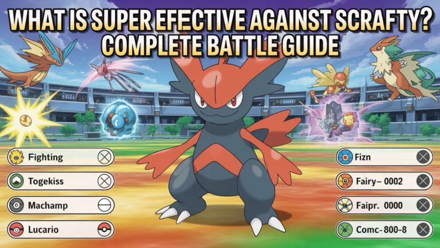 What Is Super Effective Against Scrafty? Complete Battle Guide