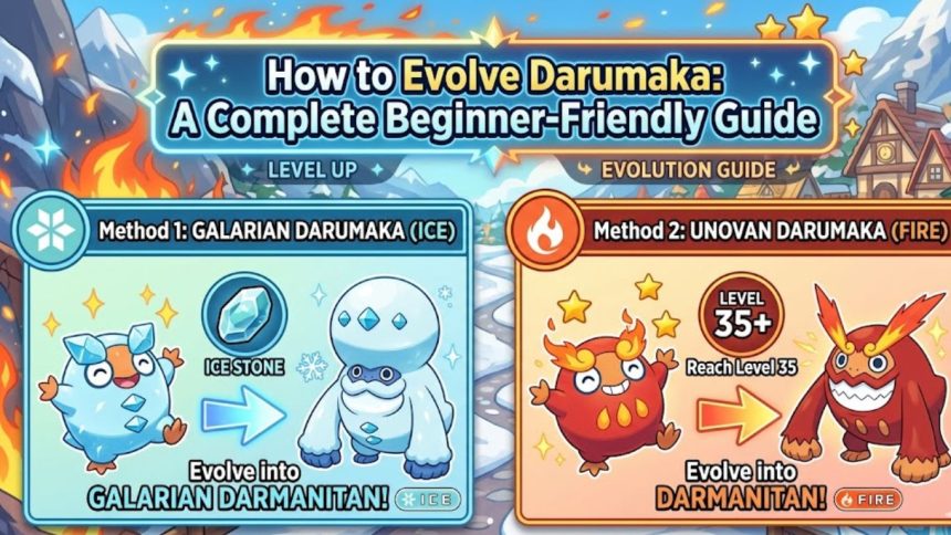 How to Evolve Darumaka: A Complete Beginner-Friendly Guide